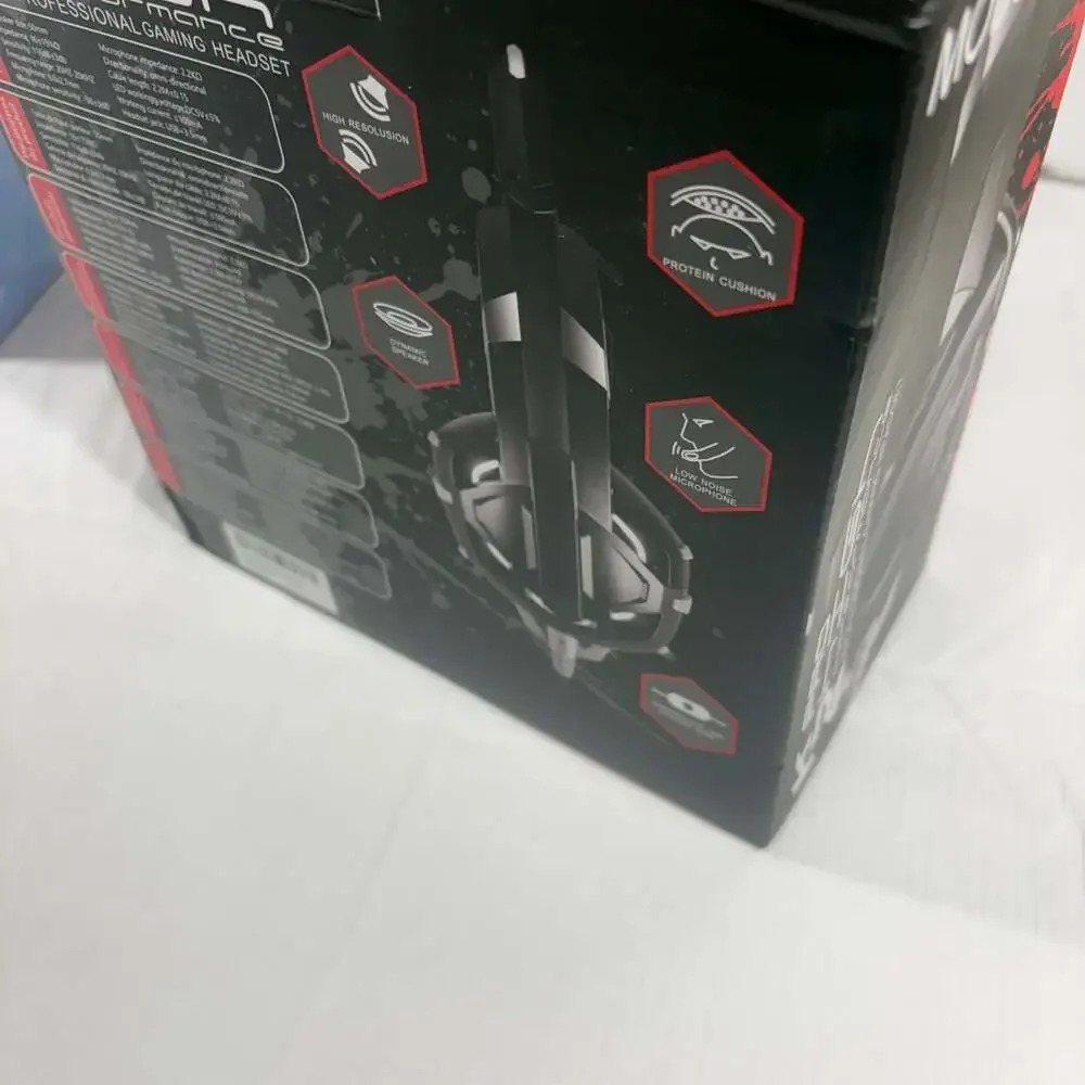 K2 Pro High Performance Professional Gaming Headset - Black/Red